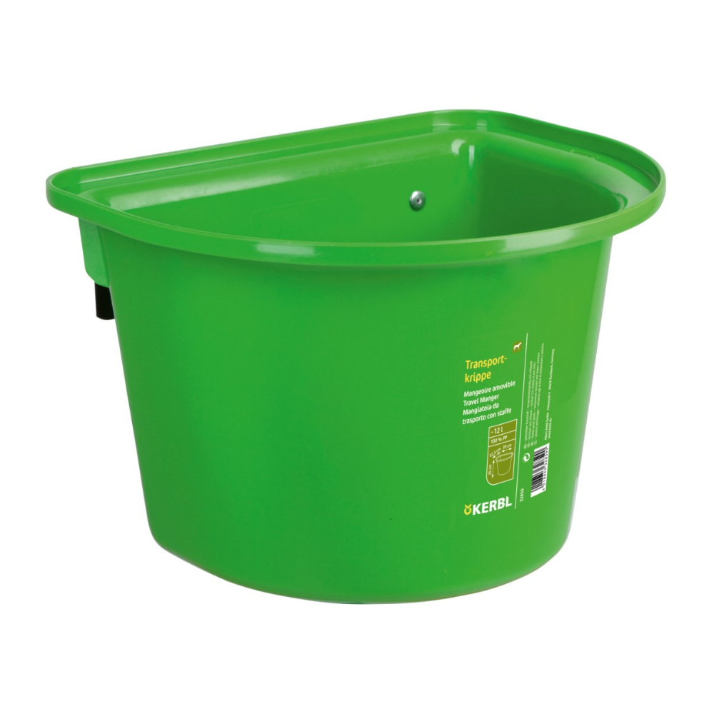 Barības spainis, uzkarināms, 12 litri, zaļš